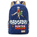 Anime Hunter Hunter Backpack Canvas Schoolbag Casual Packsack High Teenager