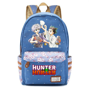 Anime Hunter Hunter Canvas Backpack Schoolbag Travel Laptop Bag