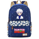 Anime Hunter Hunter Canvas Backpack Casual Zip Packsack Teenger Schoolbag