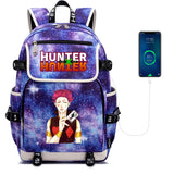 Anime Hunter Hunter Canvas Backpack Zipper Rucksack Casual School Bag