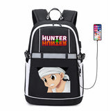 Anime Hunter Hunter USB Backpack Student Casual Bookbag Schoolbag Bag
