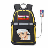 Anime Hunter Hunter USB Backpack Student Casual Bookbag Schoolbag Bag