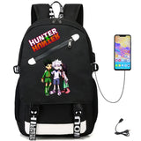 Anime Hunter Hunter USB Casual Backpack Oxford Schoolbag
