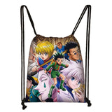 Anime Hunter X Hunter Backpack Teenager Boys Girls HXH Killua Gon Chrollo Bag