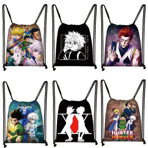 Anime Hunter X Hunter Backpack Teenager Boys Girls HXH Killua Gon Chrollo Bag
