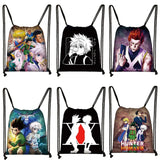 Anime Hunter X Hunter Backpack Teenager Boys Girls HXH Killua Gon Chrollo Bag
