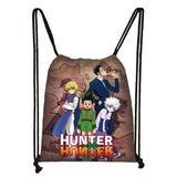 Anime Hunter X Hunter Backpack Teenager Boys Girls HXH Killua Gon Chrollo Bag