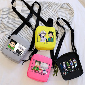 Anime Hunter X Hunter Gon Killua Messenger Bag Mini Canvas Shoulder Bags