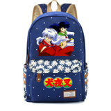 Inuyasha Canvas Backpack Schoolbag Casual High Packsack Teenger Mochila