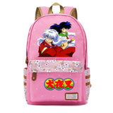 Inuyasha Canvas Backpack Schoolbag Casual High Packsack Teenger Mochila