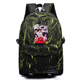 Inuyasha Schoolbag High Backpack Casual Teenger Unisex Packsack Mochila