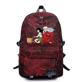 Inuyasha Schoolbag High Backpack Casual Teenger Unisex Packsack Mochila