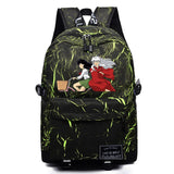 Inuyasha Schoolbag High Backpack Casual Teenger Unisex Packsack Mochila