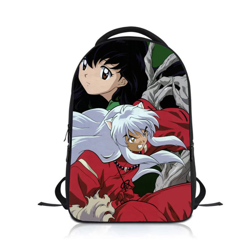 Anime Inuyasha Kids Backpack School Bag Boys Girls Rucksack