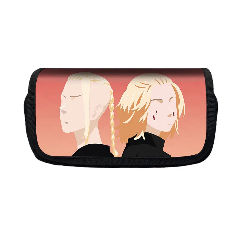 Anime Japan Tokyo Avenger Pencil Bag Cartoon Handbags School Supplies