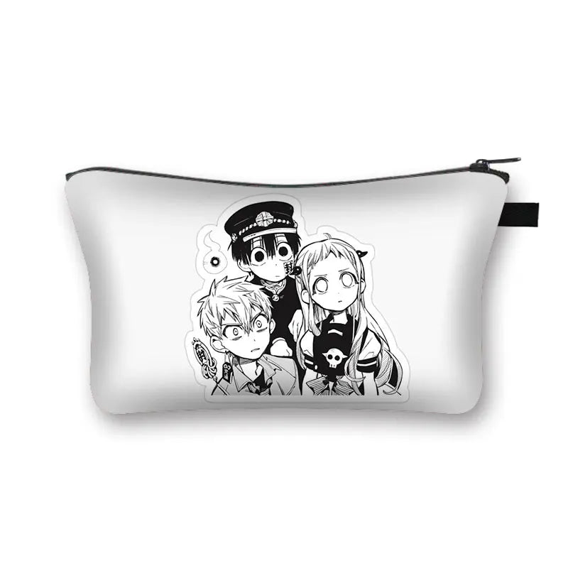 Anime Hanako-kun Cosmetic Case Women Make up Bag Girls Nene Yashiro Cosmetic Bag