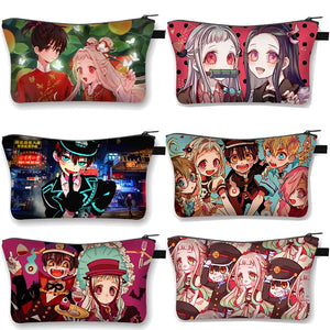 Anime Hanako-kun Cosmetic Case Women Make up Bag Girls Nene Yashiro Cosmetic Bag