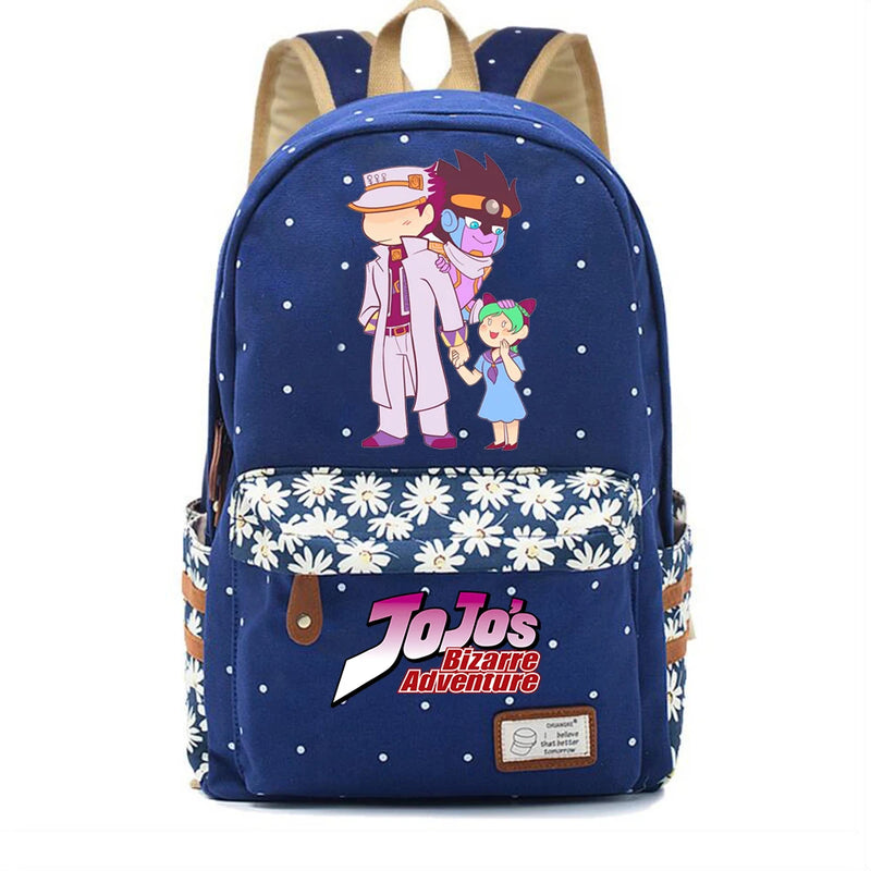 Anime JoJo's Bizarre Adventure Backpack High Casual Mochila Unisex Travel Bag