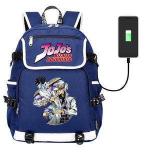 Anime JoJo's Bizarre Adventure USB Charging Backpack