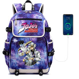 Anime JoJo's Bizarre Adventure USB Charging Backpack