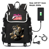 JoJo's Bizarre Adventure Casual Zipper Schoolbag