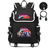 JoJo's Bizarre Adventure Casual Zipper Schoolbag