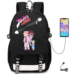JoJo's Bizarre Adventure USB Oxford Backpack