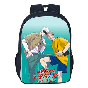 Jujutsu Kaisen Backpack Large Capacity Travel Rucksack Boys Girls School Bags