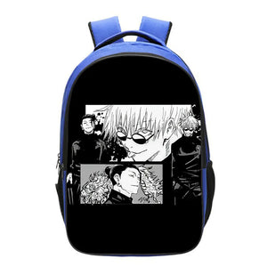 Jujutsu Kaisen Backpack Men Travel Rucksack Cosplay School Bags