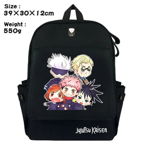 Jujutsu Kaisen Canvas Backpack Student Schoolbag Travel Laptop Cosplay
