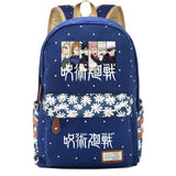 Jujutsu Kaisen Dark Canvas Backpack Schoolbag Laptopbag