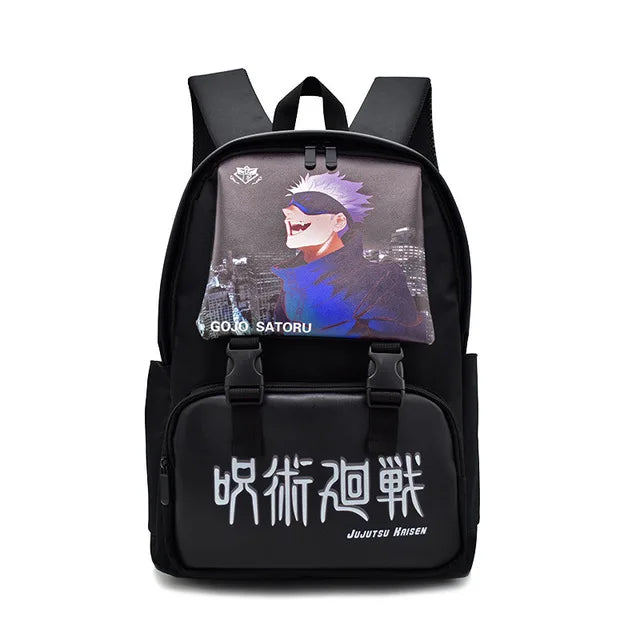Jujutsu Kaisen Teen Unisex Backpack Student Canvas Rucksack