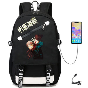 Jujutsu Kaisen Anime Backpack Schoolbag High Laptop Bag