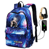 Jujutsu Kaisen Waterproof Rucksack with USB Charging