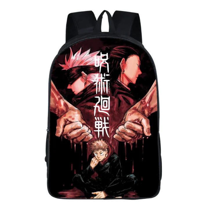 Jujutsu Kaisen Yuji Itadori Backpack - High Capacity Travel Bag