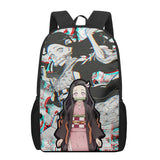 Kimetsu no Yaiba 3D Print School Bags for Kids Book Bag