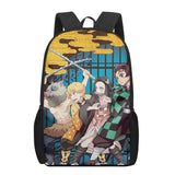 Kimetsu no Yaiba 3D Print School Bags for Kids Book Bag