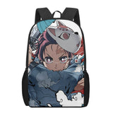 Kimetsu no Yaiba 3D Print School Bags for Kids Book Bag