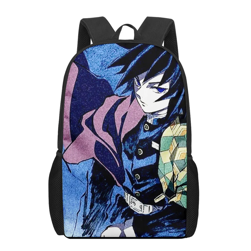 Kimetsu no Yaiba 3D Print School Bags for Kids Book Bag