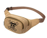 Anime Law Skull Canvas Waist Pack Bag Pouch Belt Travel Hip Casual Fanny Bag