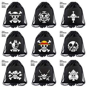 Anime Luffy Law Drawstring Bags - Boys Girls Beach Bag