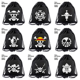 Anime Luffy Law Drawstring Bags - Boys Girls Beach Bag