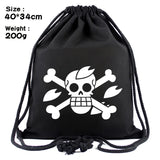 Anime Luffy Law Drawstring Bags - Boys Girls Beach Bag