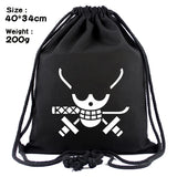 Anime Luffy Law Drawstring Bags - Boys Girls Beach Bag