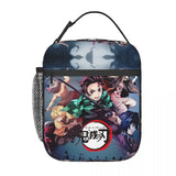 Tanjiro Kimetsu No Yaiba Insulated Lunch Bag Demon Slayer Portable Tote