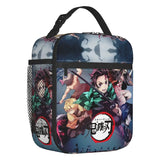 Tanjiro Kimetsu No Yaiba Insulated Lunch Bag Demon Slayer Portable Tote