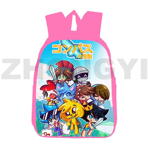 Anime Mikecrack Backpack 3D Pink Hot Game 16 Inch School Bag for Girl