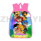 Anime Mikecrack Backpack 3D Pink Hot Game 16 Inch School Bag for Girl