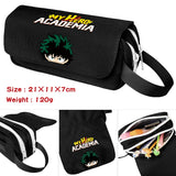 Anime My Hero Academia Deku Shoto Pencil Case Double Zipper School Bags
