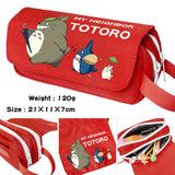Totoro Pencil Case Student Waterproof Makeup Bag Portable Penbag